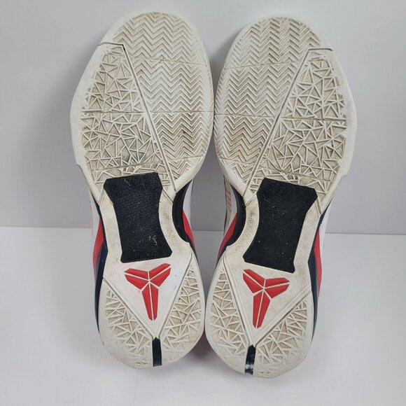 Nike Zoom Kobe 7 System Olympic Men's White Red Sneakers 488371-102 US Size 13 - Picture 9 of 11